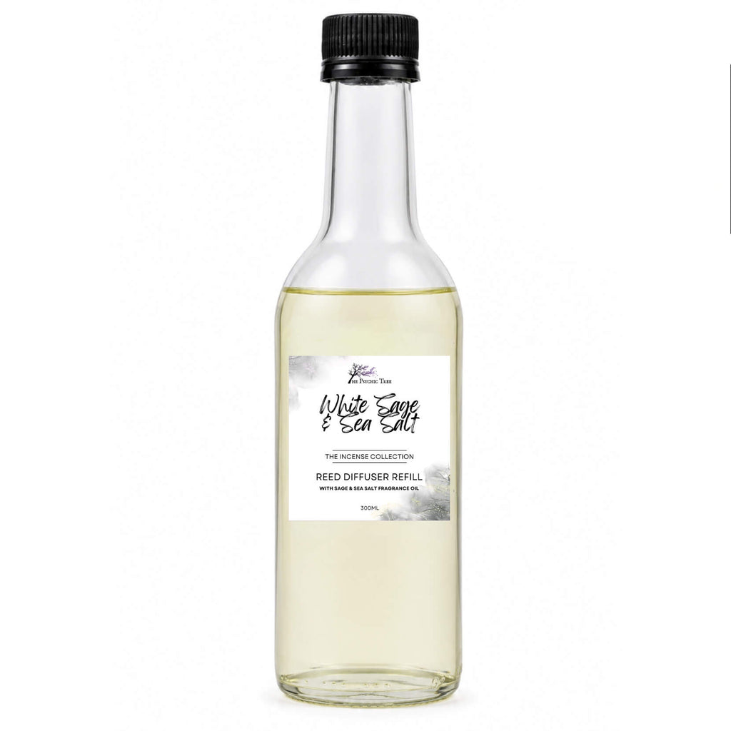 White Sage and Sea Salt Crystal Infused Reed Diffuser