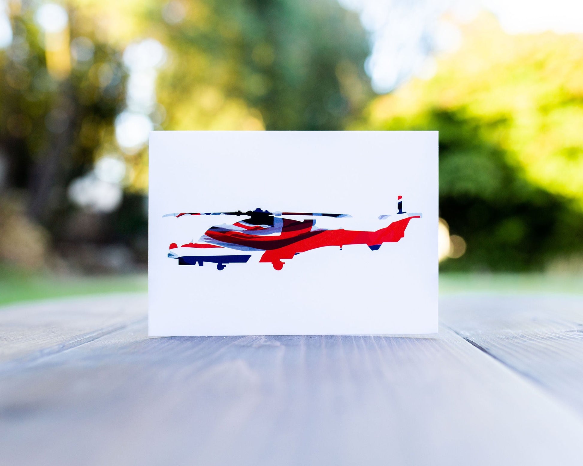 Union Flag Wildcat Greeting Card