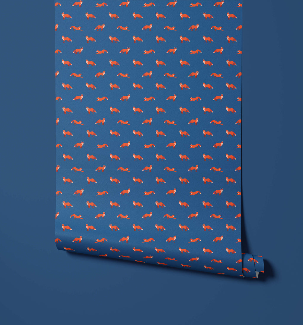 Cute Fox Wallpaper in Light and Dark