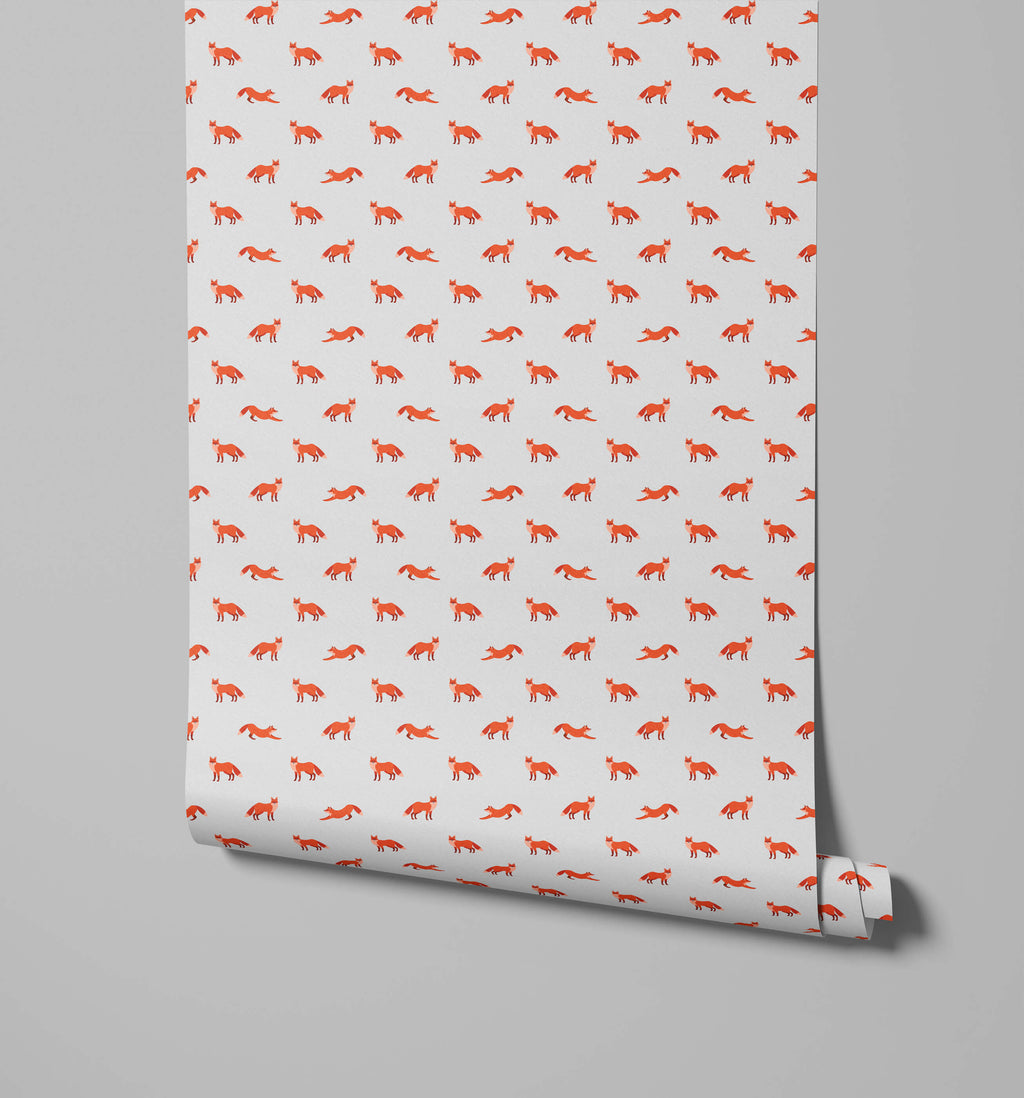 Cute Fox Wallpaper in Light and Dark