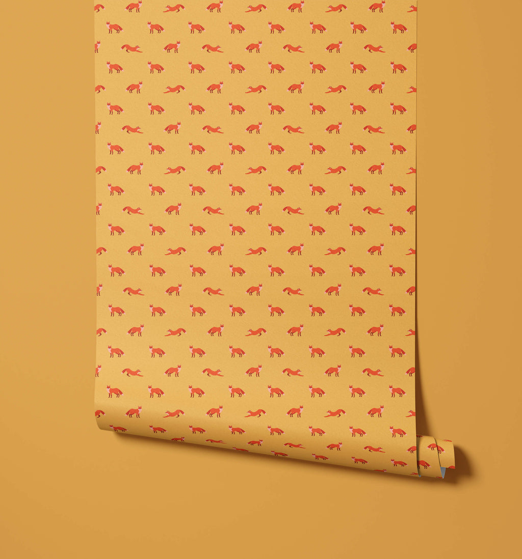 Cute Fox Wallpaper in Light and Dark