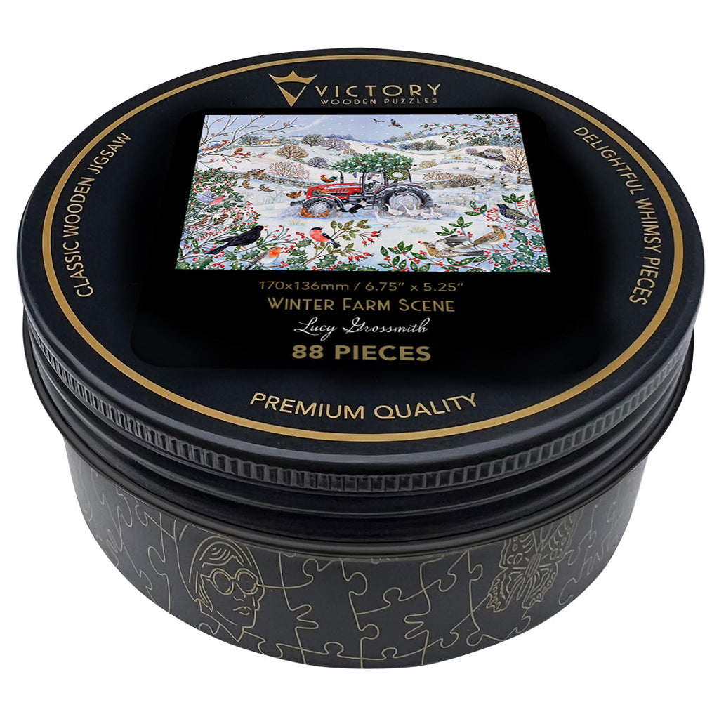 Winter Farm Scene MINI QT