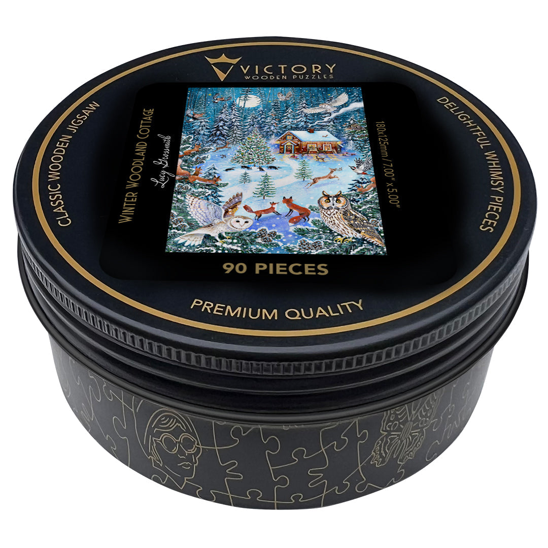 Winter Woodland Cottage MINI QT