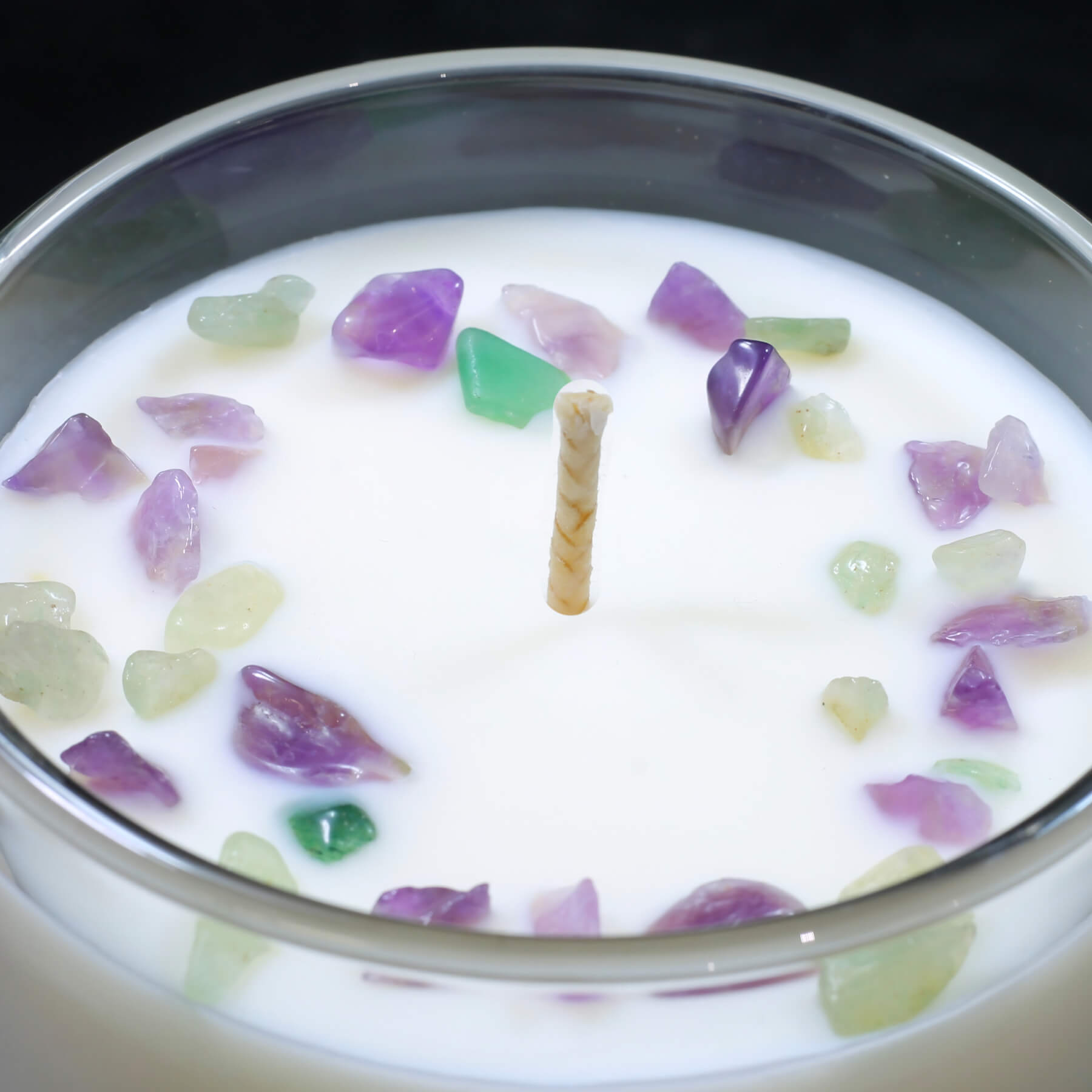 Winter Wonderland Crystal Infused Scented Candle