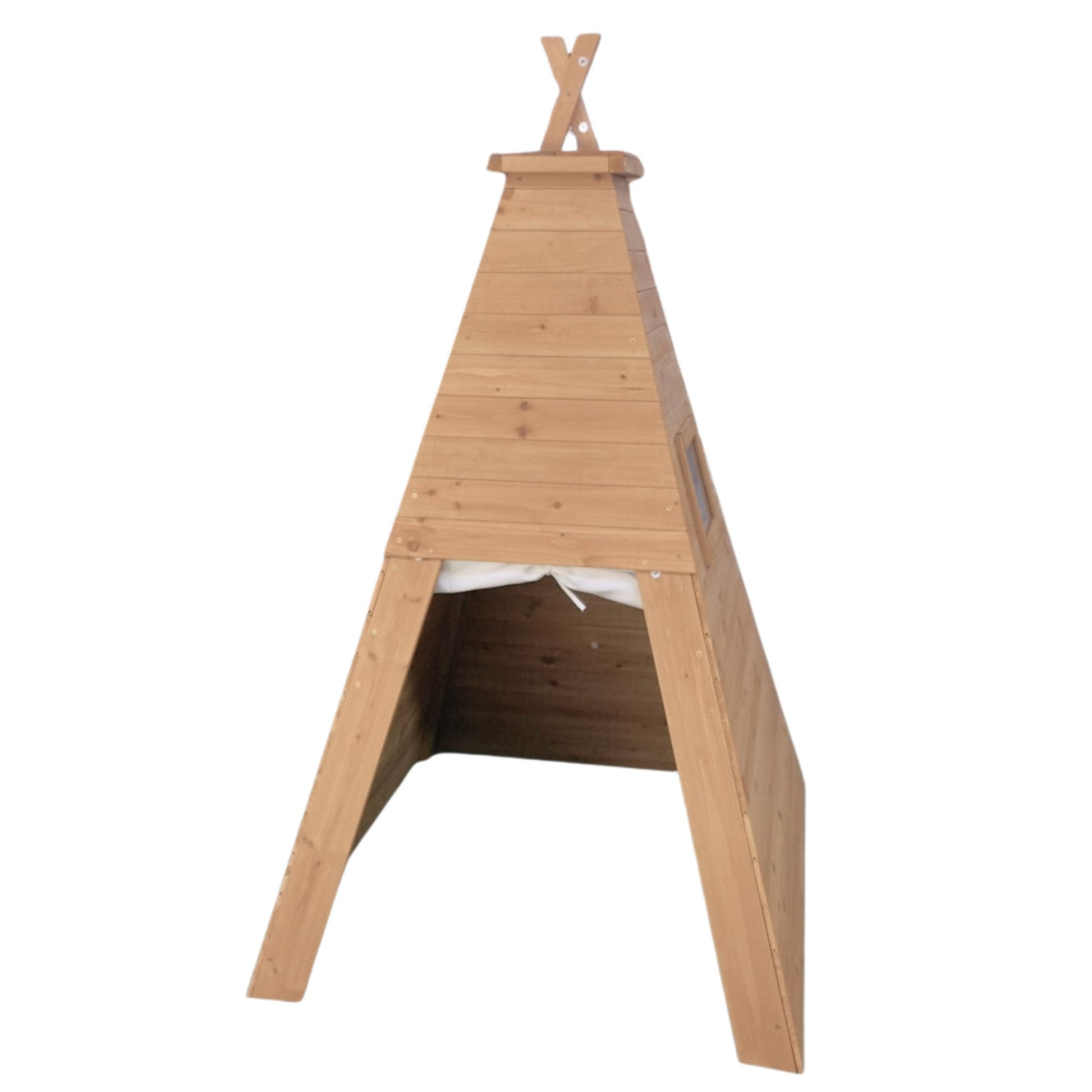 Wooden Teepee Playhouse Without Floor A Magical Hideaway - Indoor and Outdoor Play