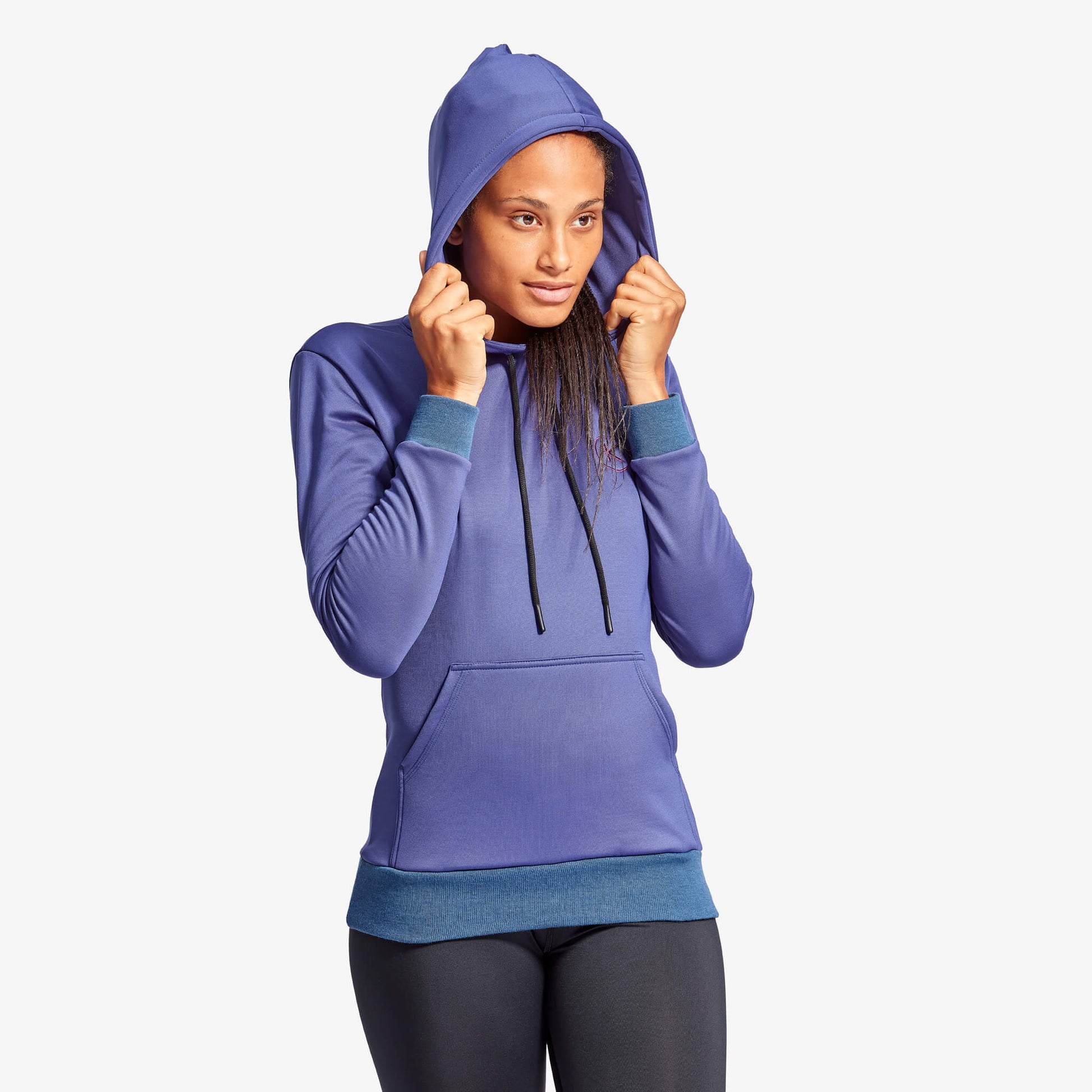 Women's Infrared Hoodie - Grey & Blue