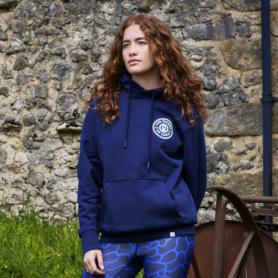 Women's The Queen of Cold Navy Hoodie