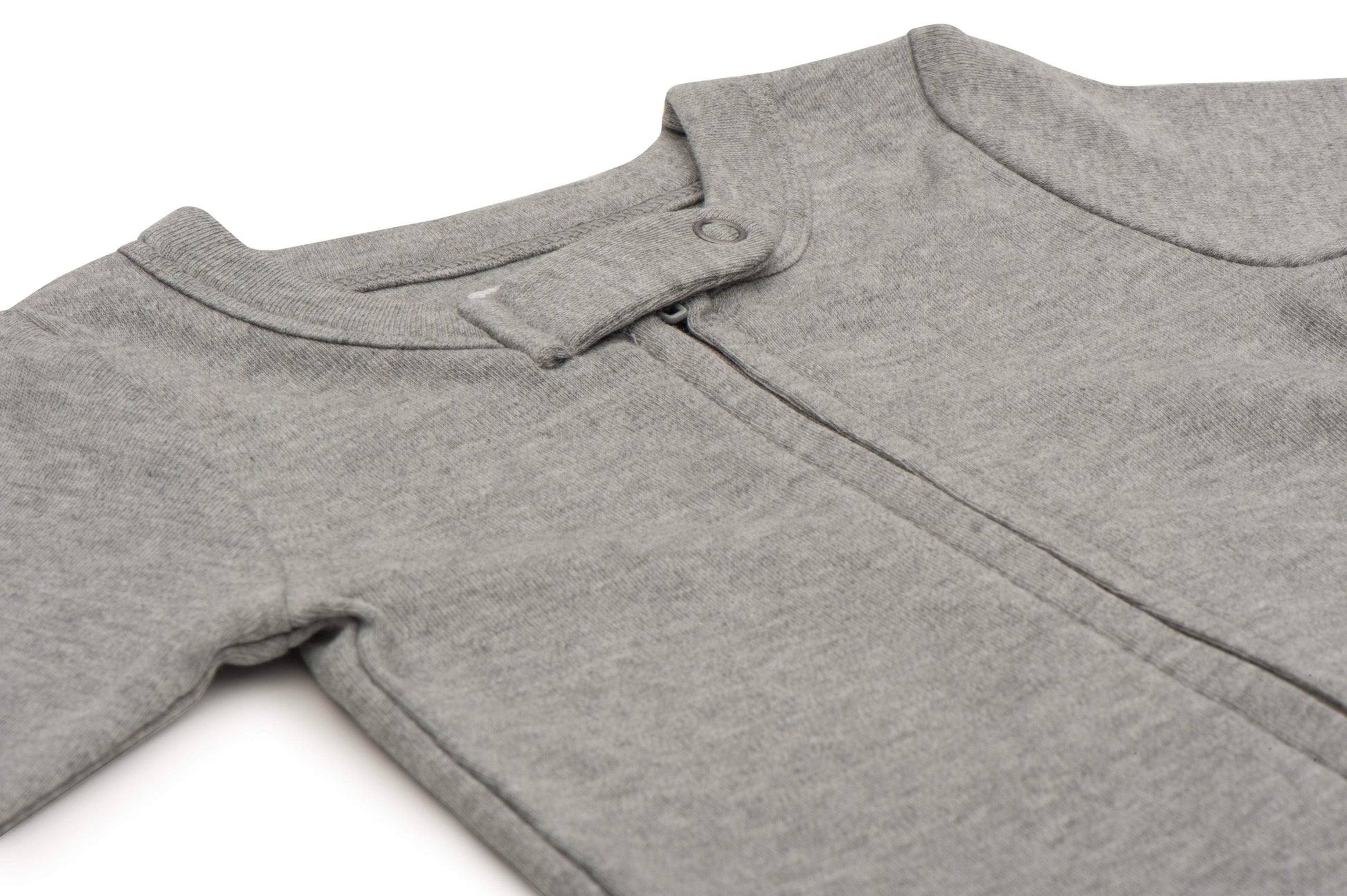 Heather Baby Footie Organic Cotton