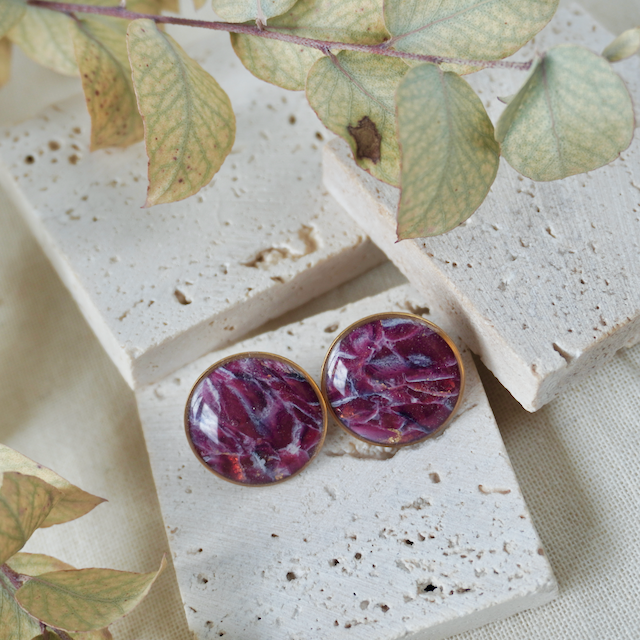 Celestia Large Bezel Stud