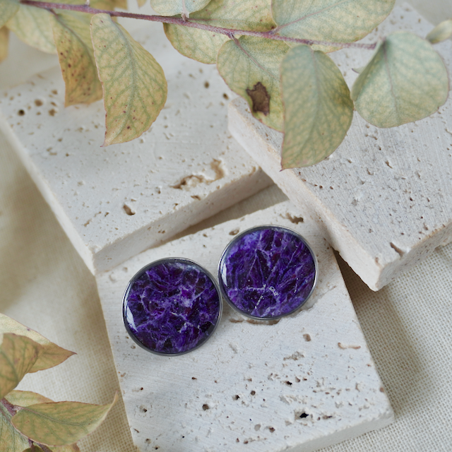 Celestia Large Bezel Stud