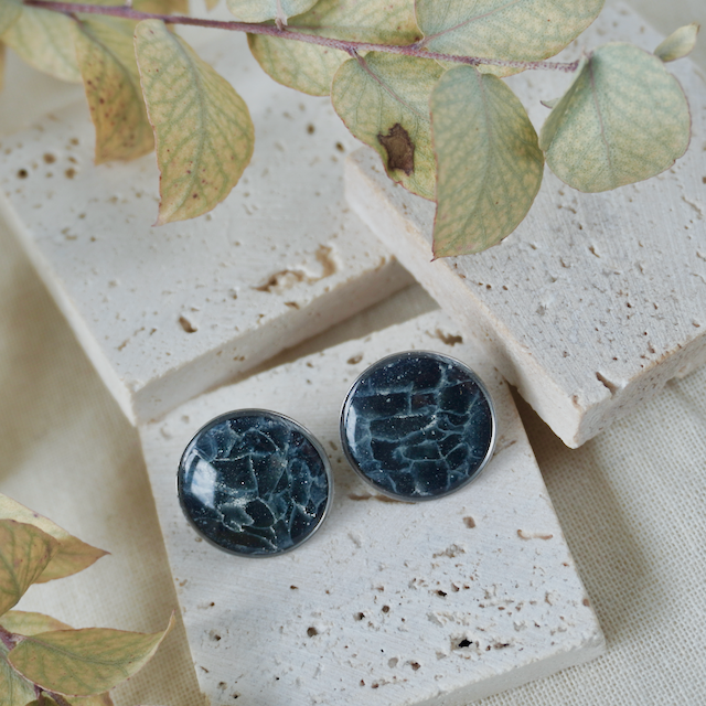 Celestia Large Bezel Stud