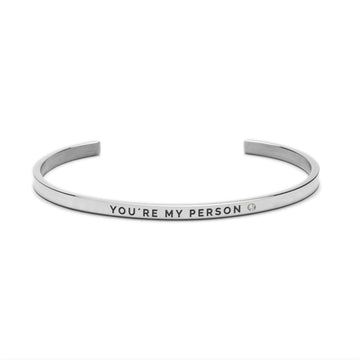 You're My Person Bracelet – Premium Stainless Steel by Olla at www.brixbailey.com