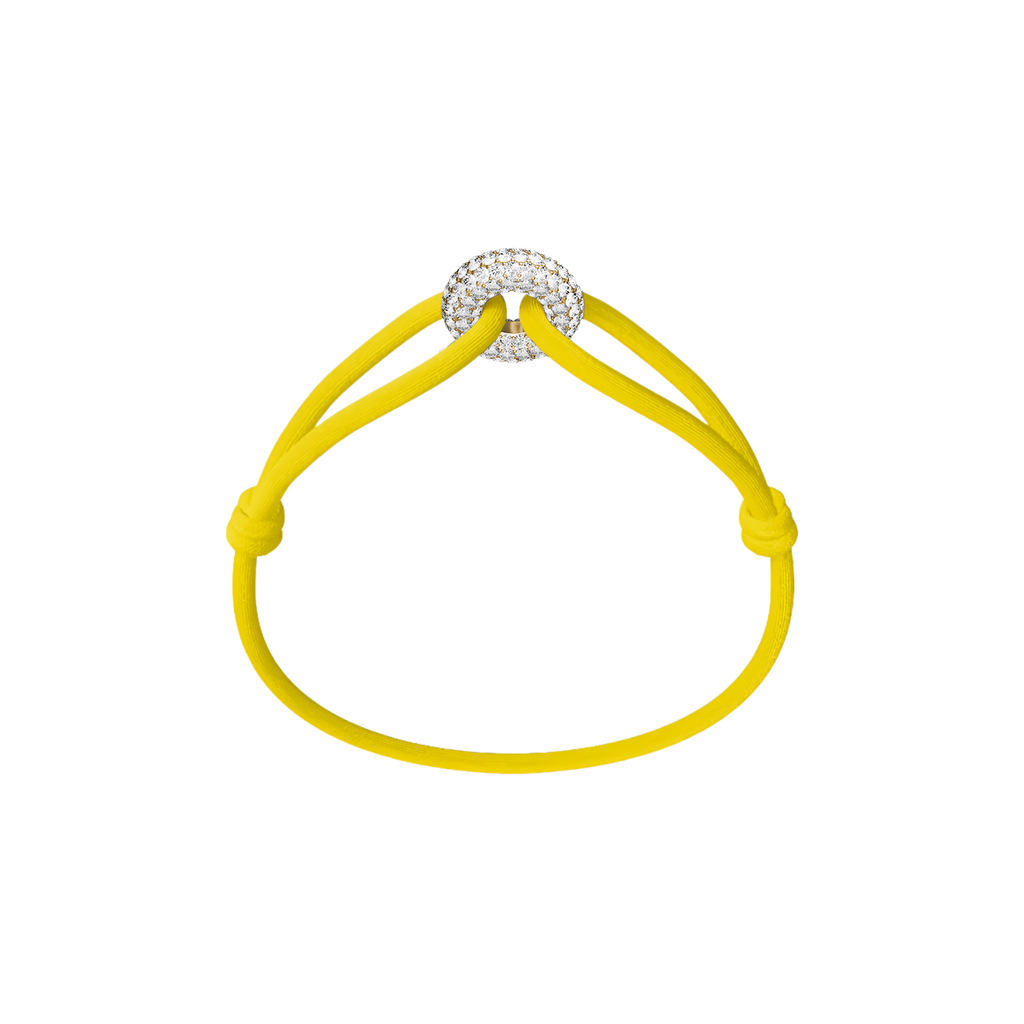 Golden Soho Pave Cord Bracelet