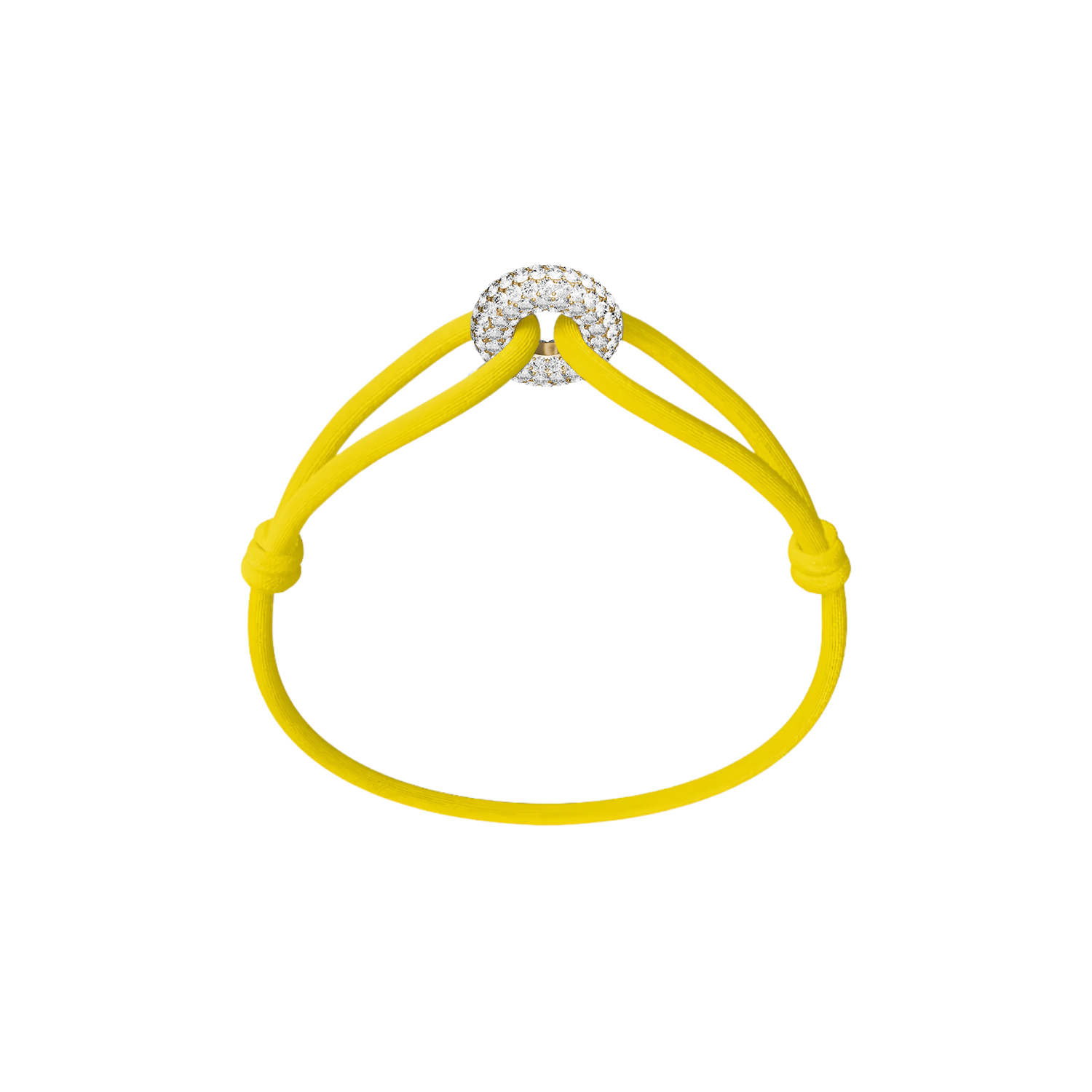 Golden Soho Pavé Cord Bracelet