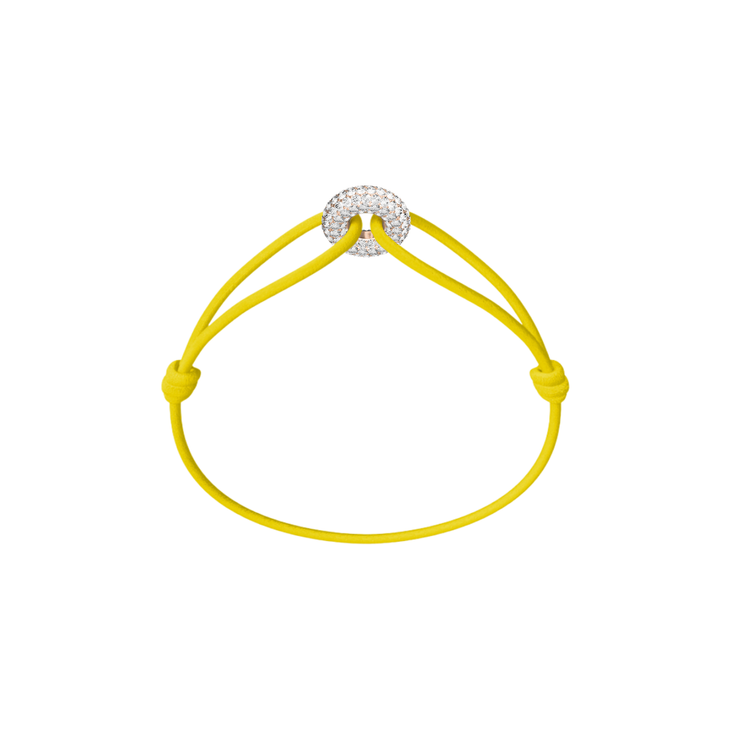 Mini Rose Soho Pave Cord Bracelet