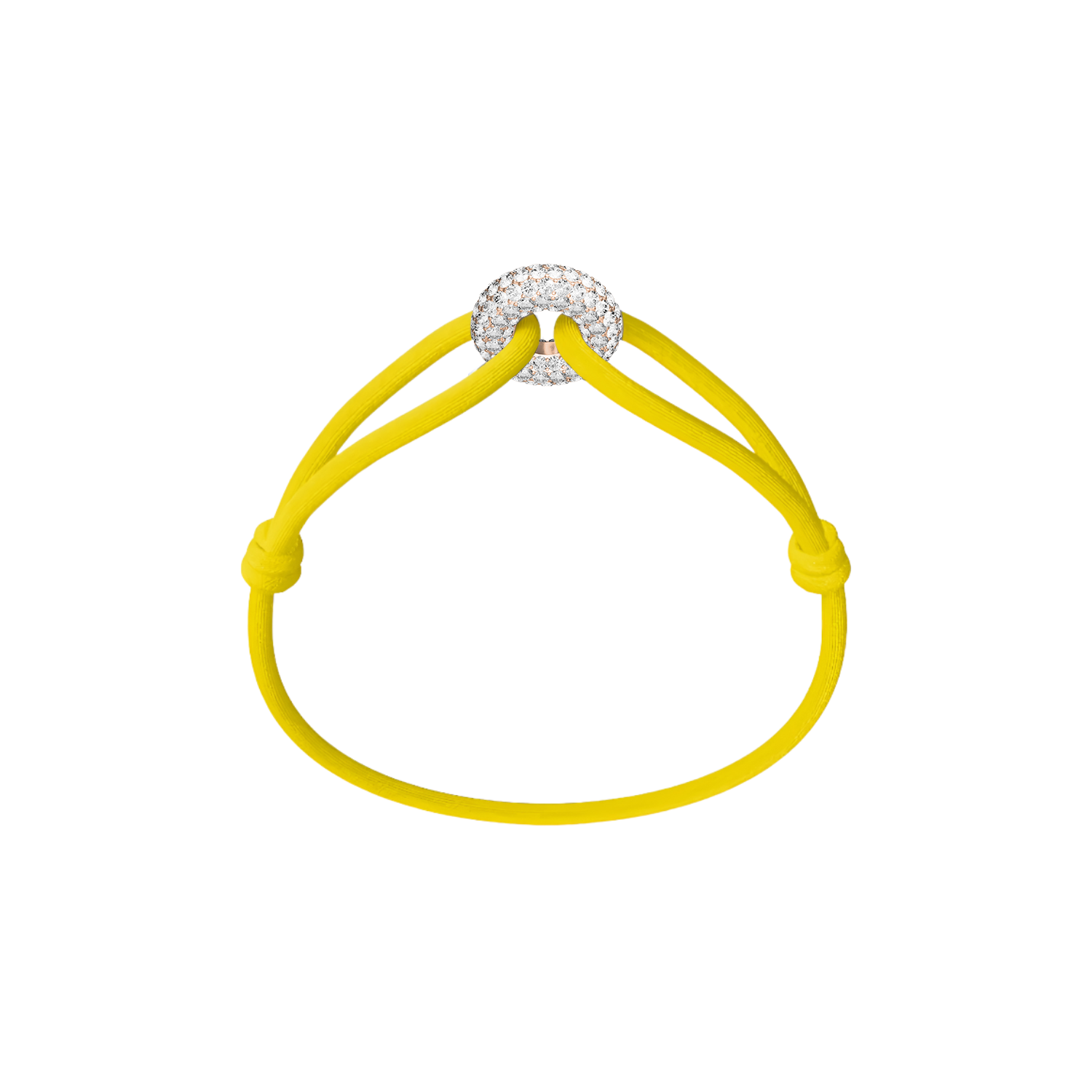 Rose Soho Pavé Cord Bracelet