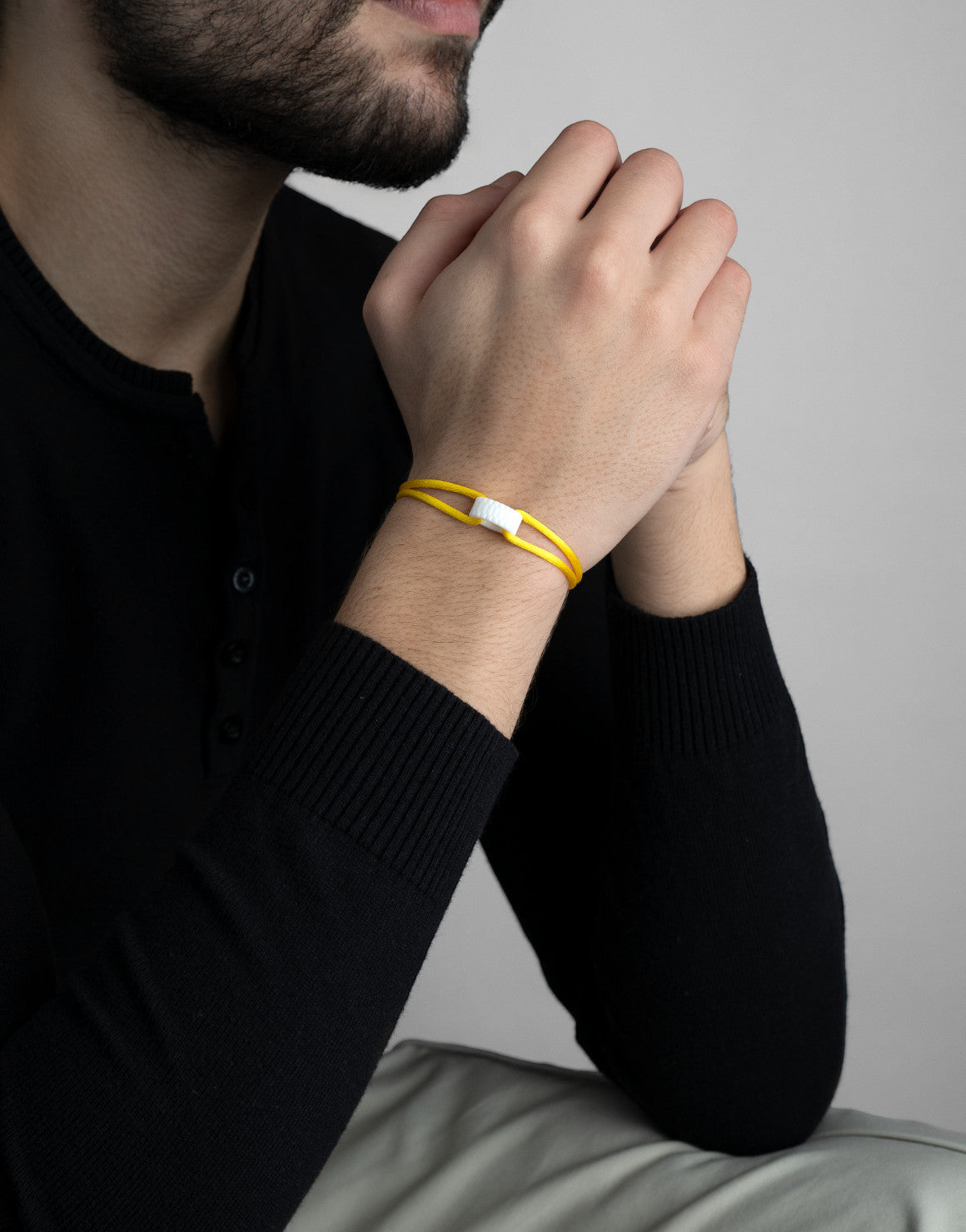 Snow Regent Cord Bracelet