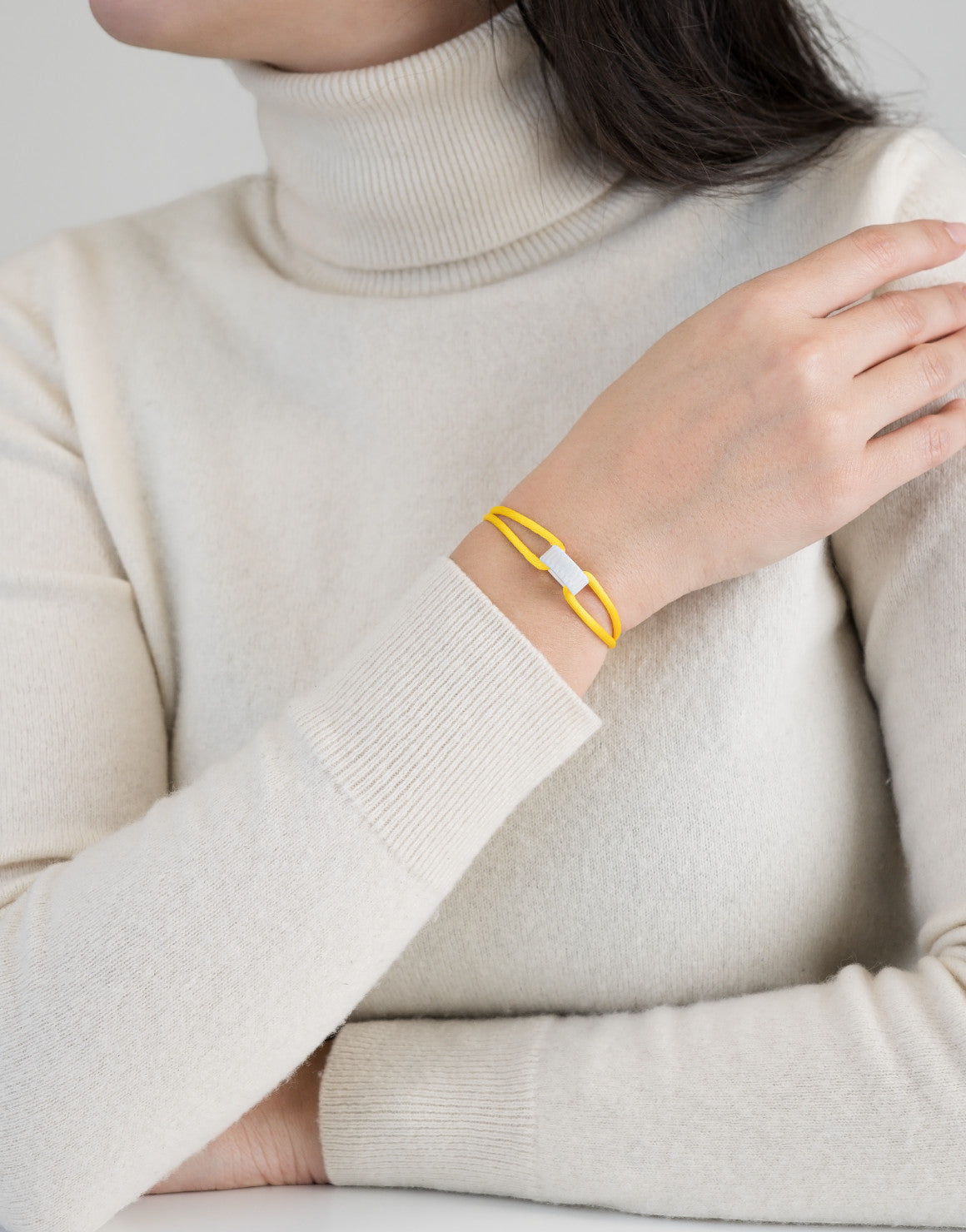 Snow Regent Cord Bracelet