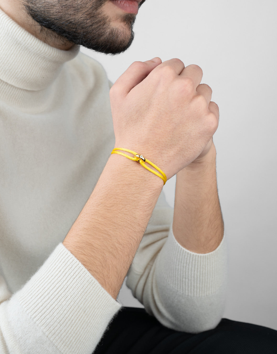 Golden Soho Diamond Cord Bracelet