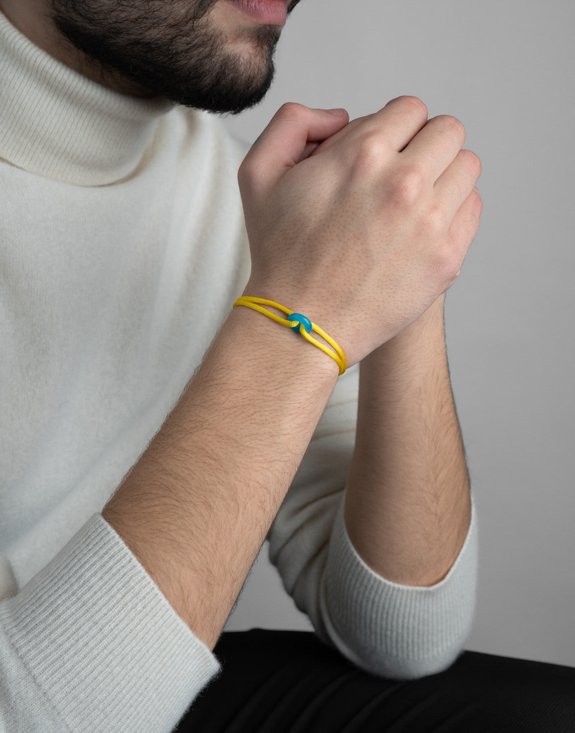 Blue Soho Cord Bracelet