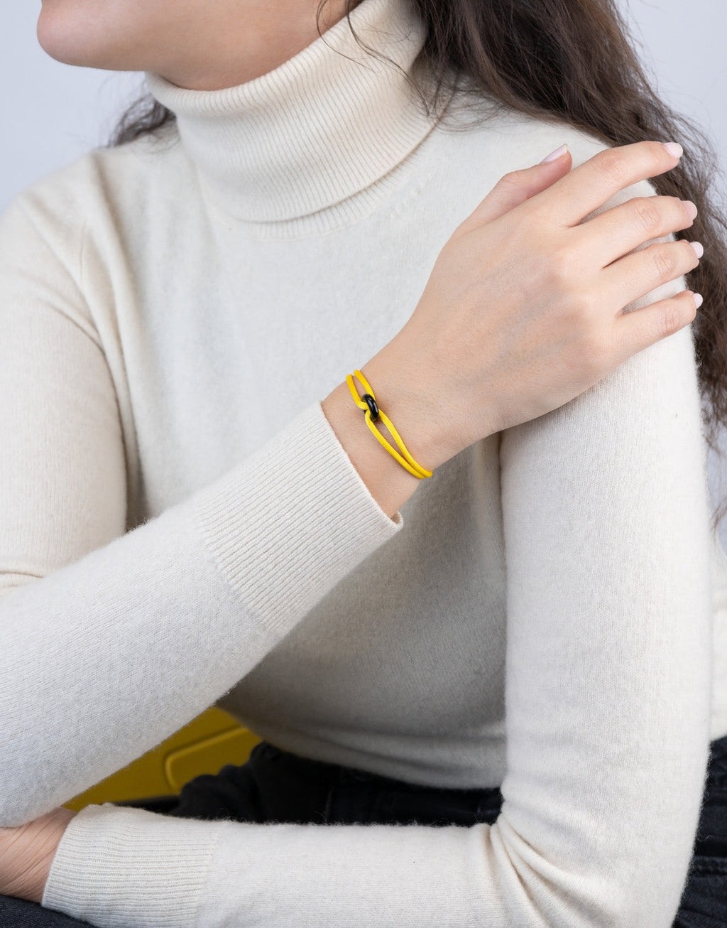 Black Soho Cord Bracelet