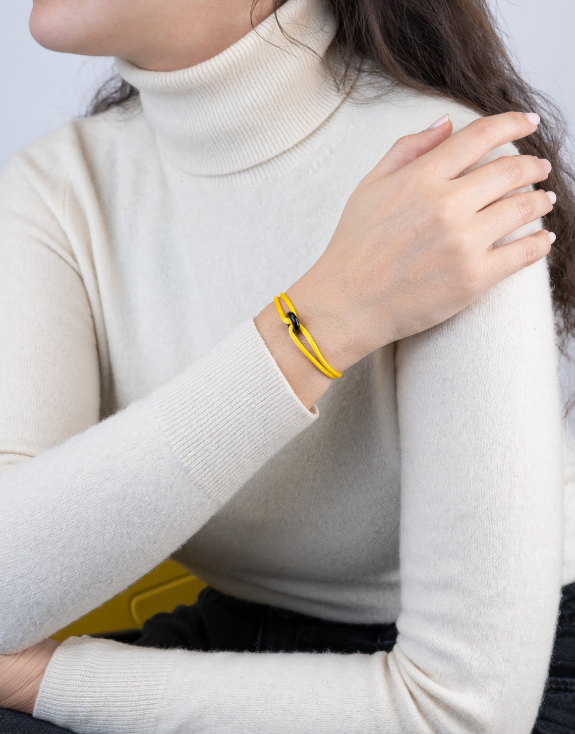 Black Soho Cord Bracelet