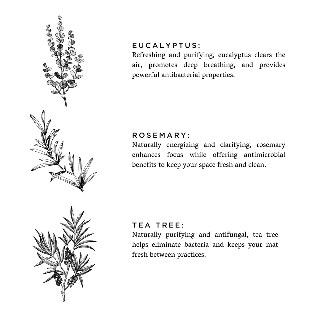 Eucalyptus and Rosemary Yoga Mat Spray
