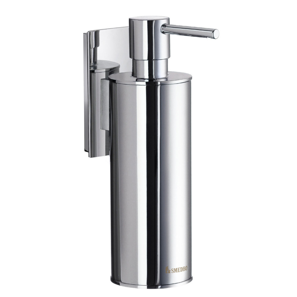 Polished Chrome Wall Soap Dispenser