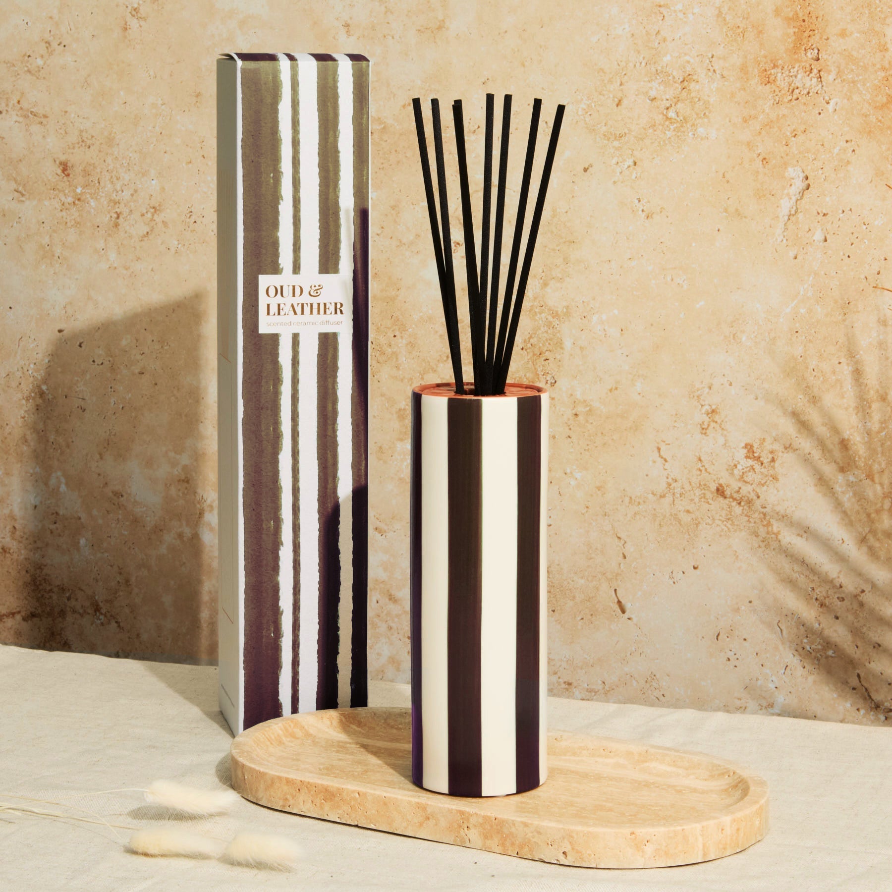 Marrakesh: Chocolate  Striped Diffuser