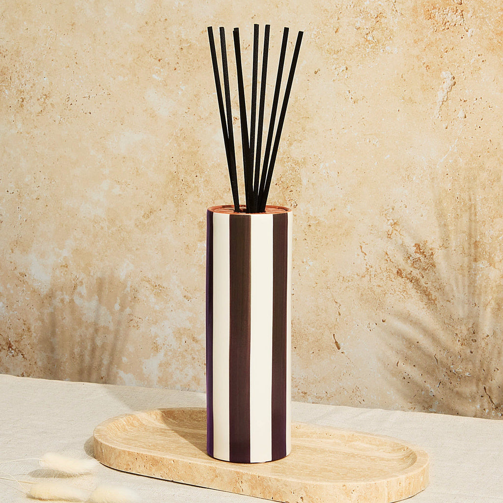 Marrakesh: Chocolate  Striped Diffuser