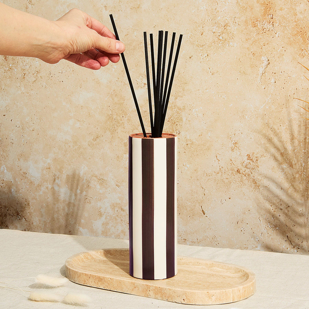 Marrakesh: Chocolate  Striped Diffuser