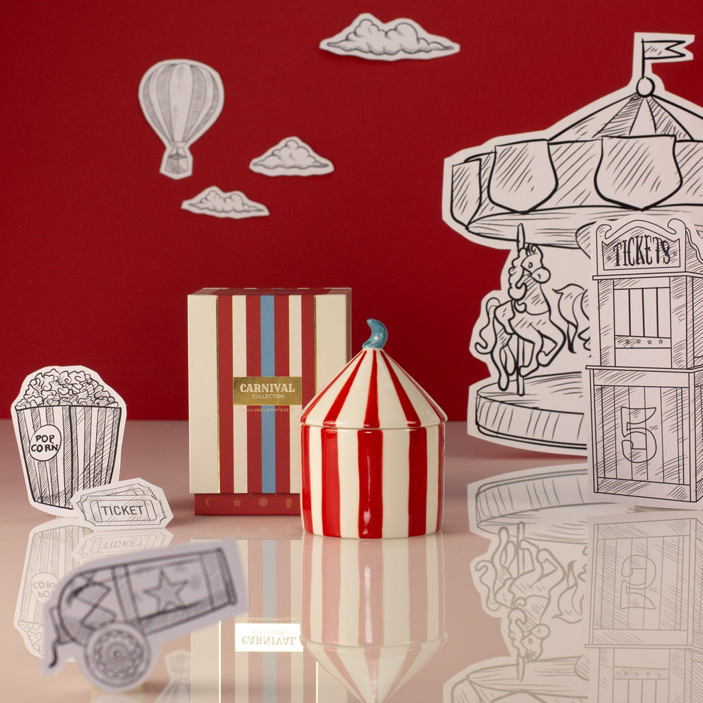 Carnival: Ringmaster Red Candle - Plum & Pomegranate