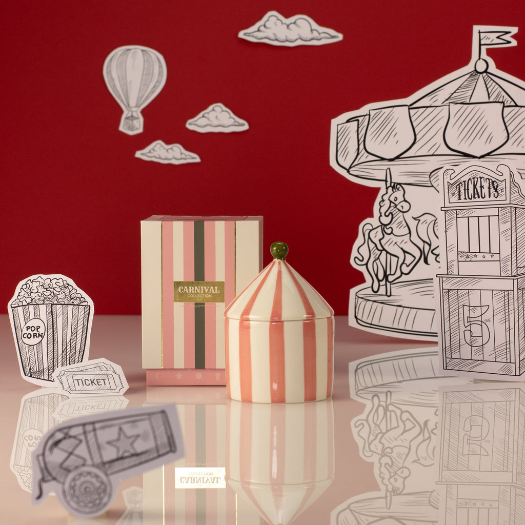 Carnival: Illusionist Pink Candle - Fig & Neroli