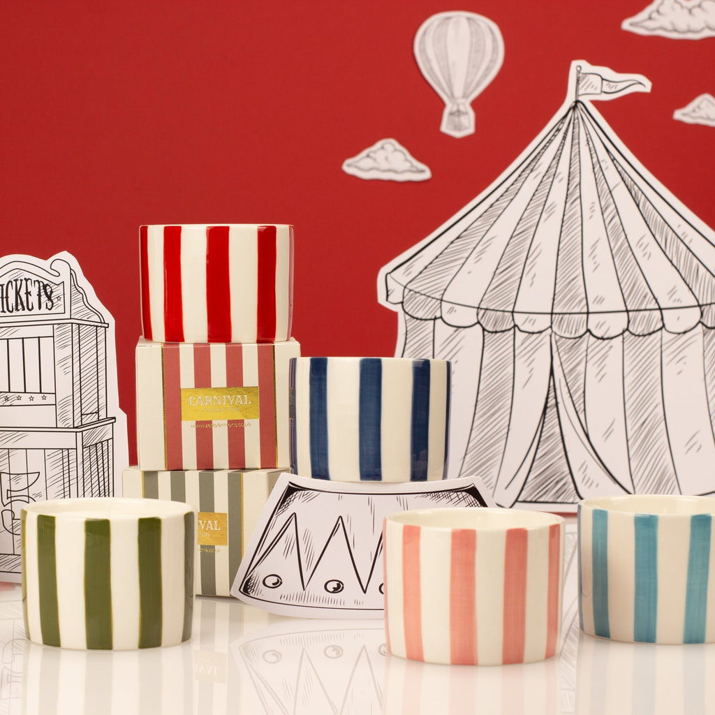 Carnival: Firebreather Olive Votive Candle - Tomato Leaf