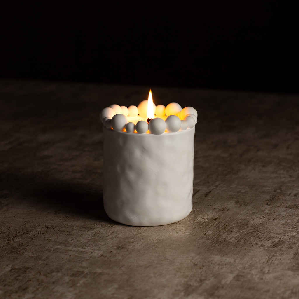 London Collective Beaded Candle - Amber Noir