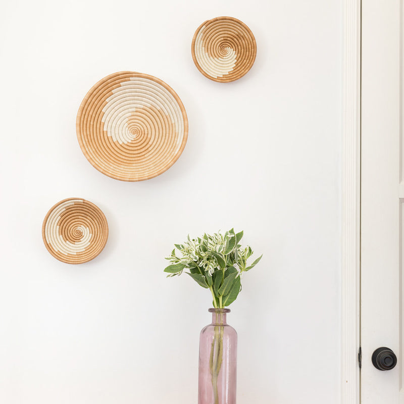 Woven Sisal Bowls and Trays