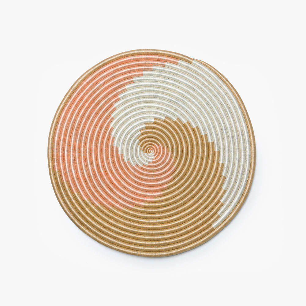 Flat Woven Wall Hanging in Natural Fibers