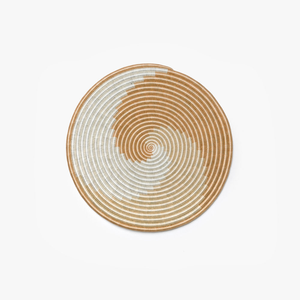 Flat Woven Wall Hanging in Natural Fibers