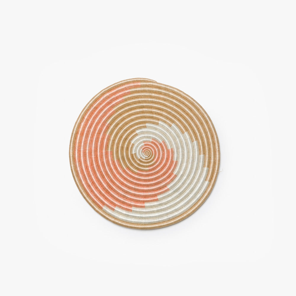 Flat Woven Wall Hanging in Natural Fibers