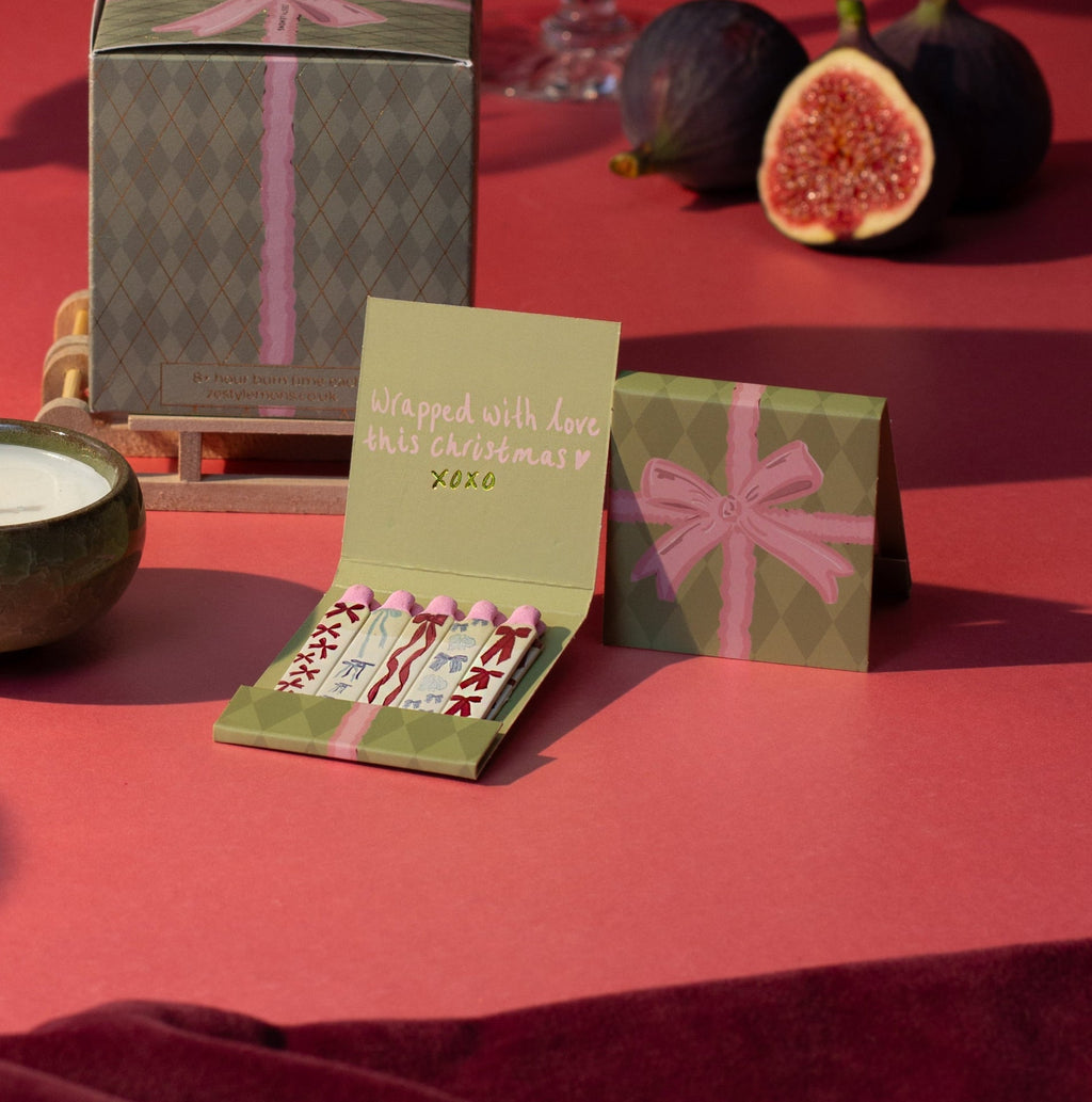 Wrapped with Love Matchbook