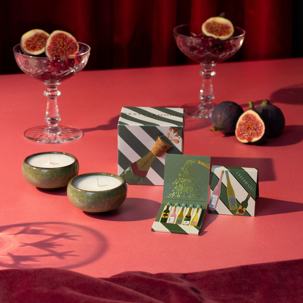 Sparkle Season: Celebrate Tea Lights (Box of 2) - Pink Fizz & Polemo