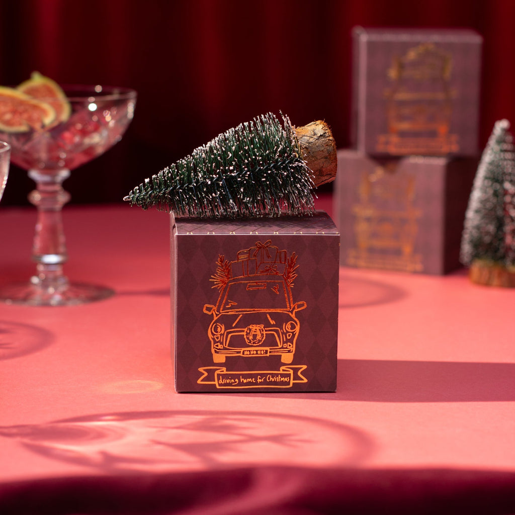 Sparkle Season: Driving Home for Christmas Tea Lights (Box of 2) - Christmas Spruce