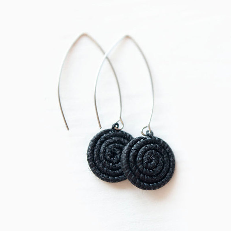 Woven Sisal Earrings