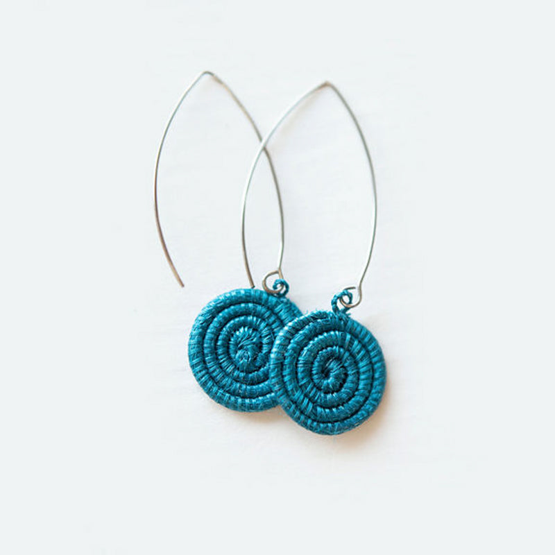 Woven Sisal Earrings