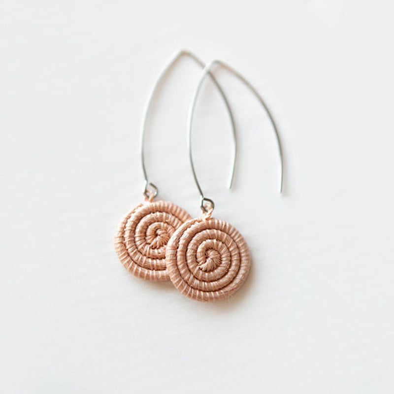 Woven Sisal Earrings