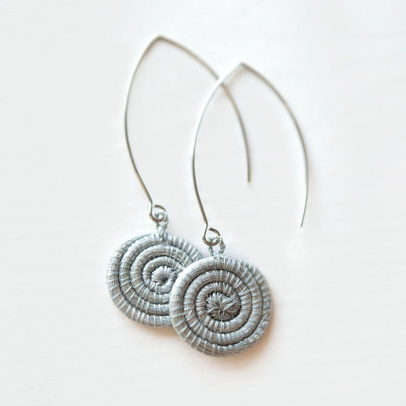 Woven Sisal Earrings