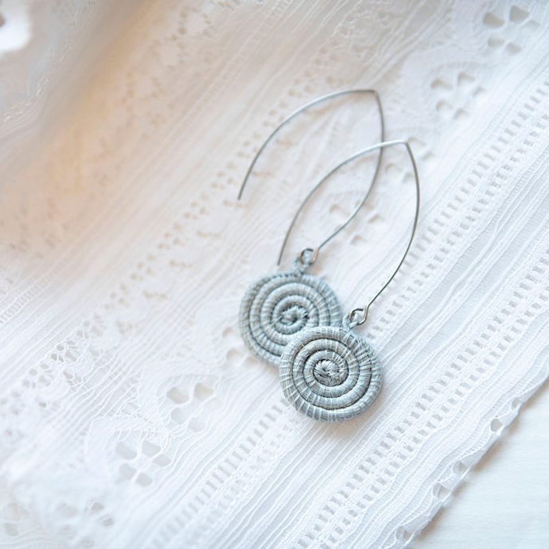 Woven Sisal Earrings