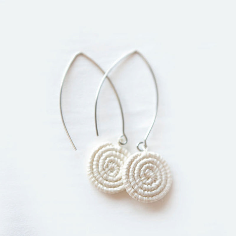 Woven Sisal Earrings