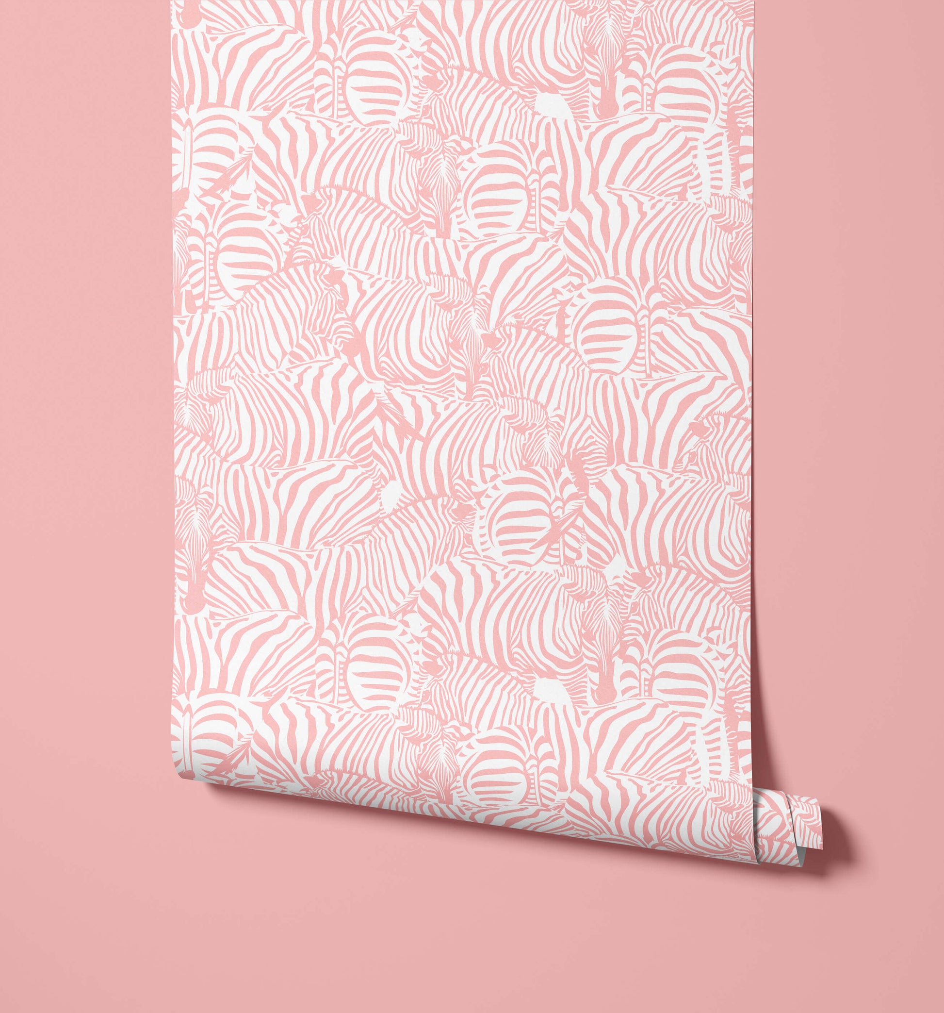 Monochrome Zebra Wallpaper