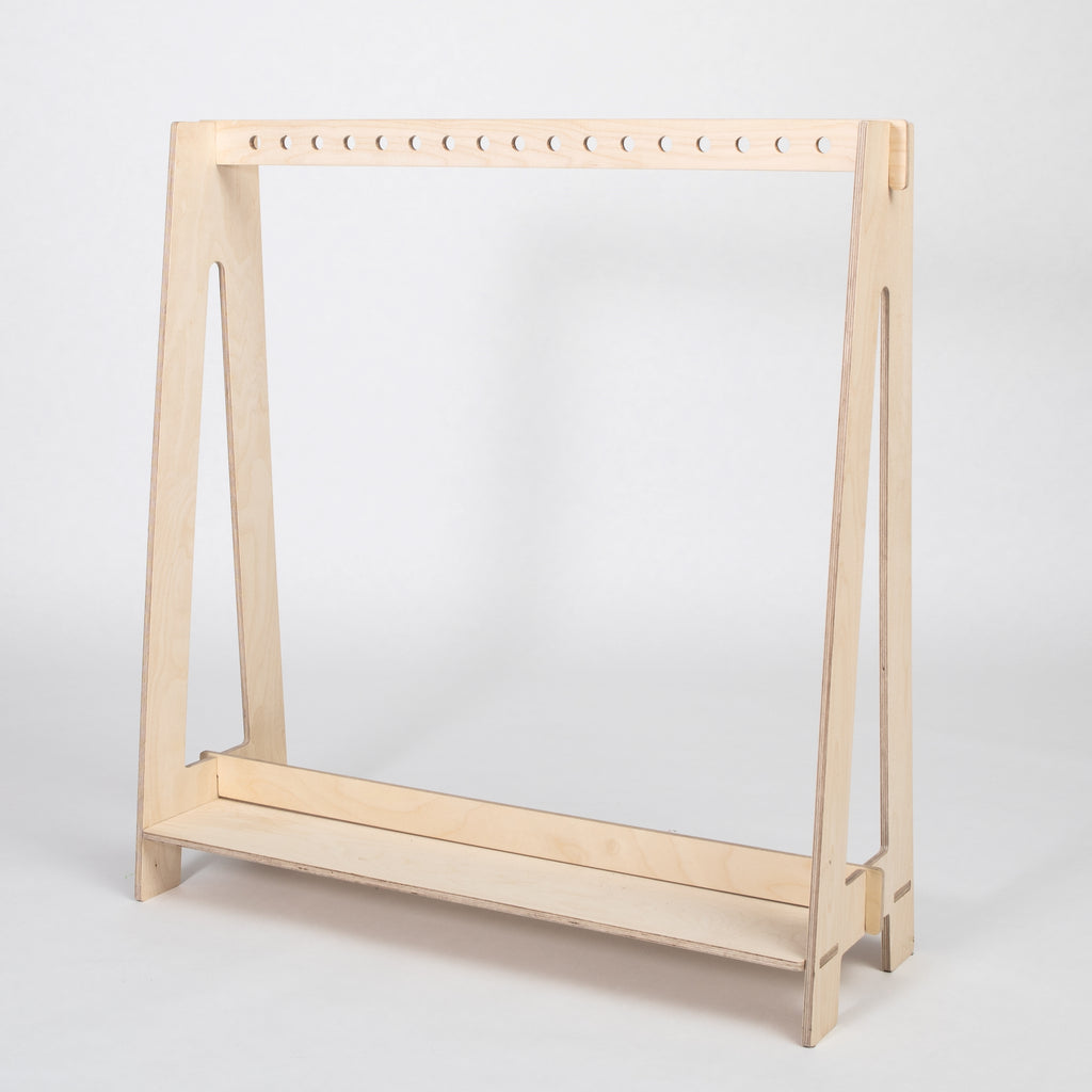 Stylish Toddler Dress Up Rack – Elegant & Functional Organizer by Montessori House Bed at www.brixbailey.com